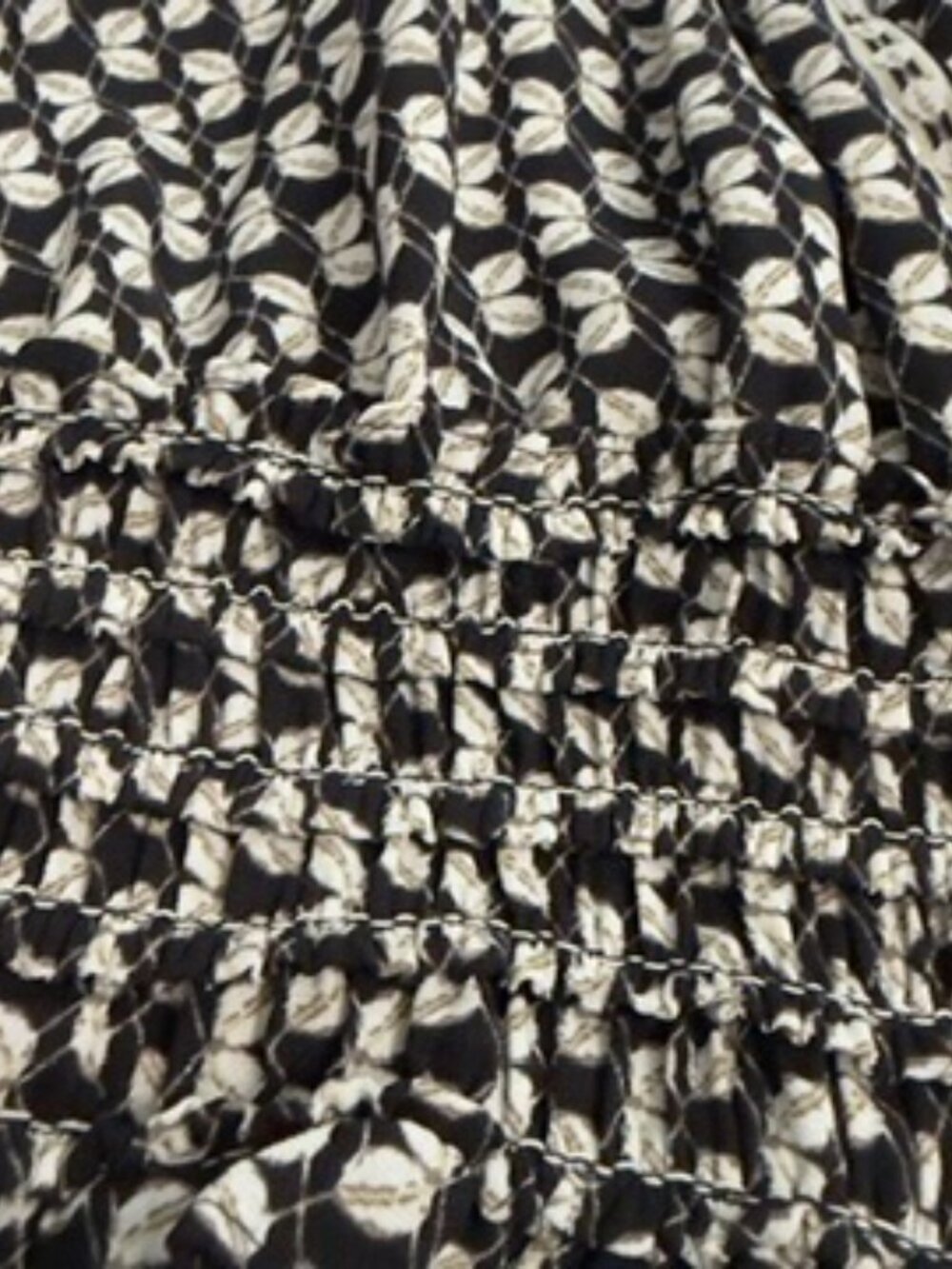 Black & White Floral Wide-Leg Jumpsuit - Picture 7 of 16